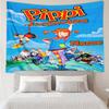 Custom Name Pippi Longstocking Print Tapestry, Backdrop, Easy Setup, Ideal for Bedroom, Office & Living Room, with Aesthetic Wall Hanging Decor.