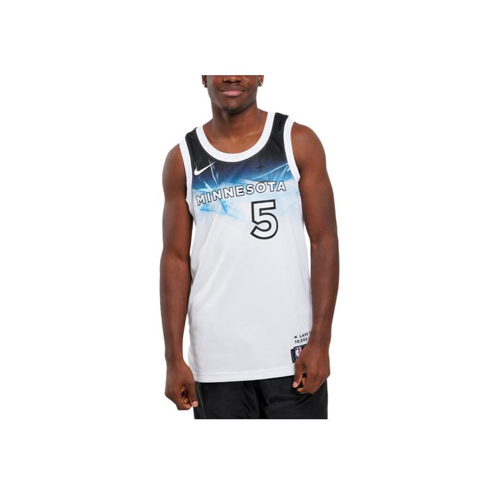 Nike Edwards Timberwolves 24-25 City Edition SW Basketball Jersey Unisex Jerseys White FQ4350-100