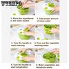 WTEMPO Drying Basket Dehydrator Large Vegetable Washing Basin Manual Drying Machine Creative Kitchen Fruit Water Drainage Basket