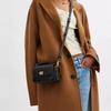 Coach Cassie 17 Brand Logo Detachable Shoulder Strap Refined Pebble Leather Shoulder Crossbody Tote Bag Small Women Handbags Black CW565-B4BK