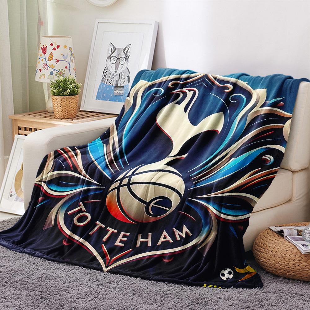Tottenham Contingent Print FlAannel Blanket, High Quality Comfortable for All Seasons, Home Decor, Warmth and Comfort
