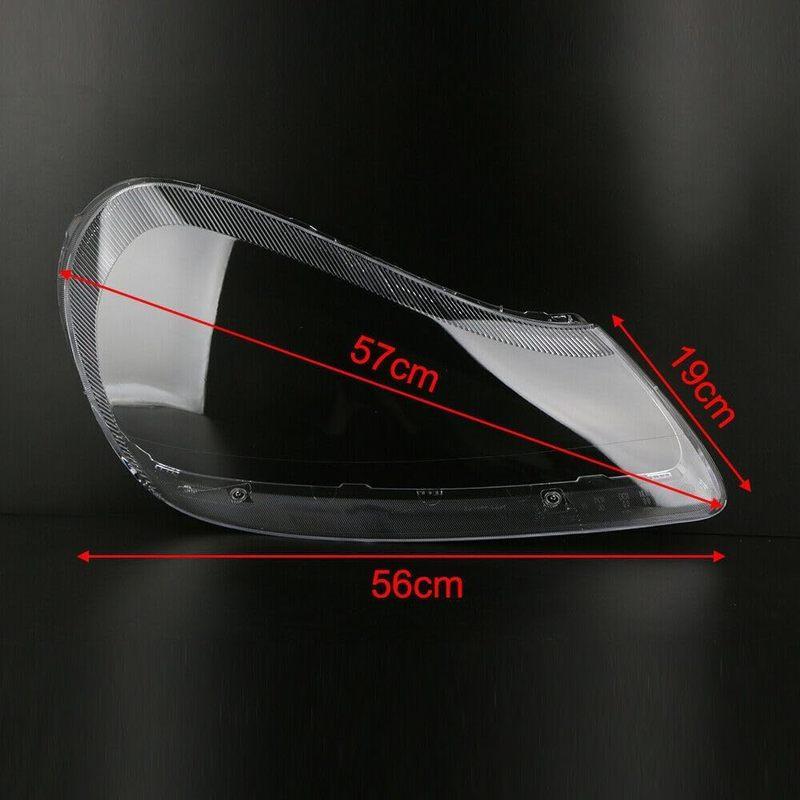 1PCS Front Headlamp Cover Headlight Shell Transparent Lampshade Lens For Porsche Cayenne 2007 2008 2009 2010 Headlamp Shell