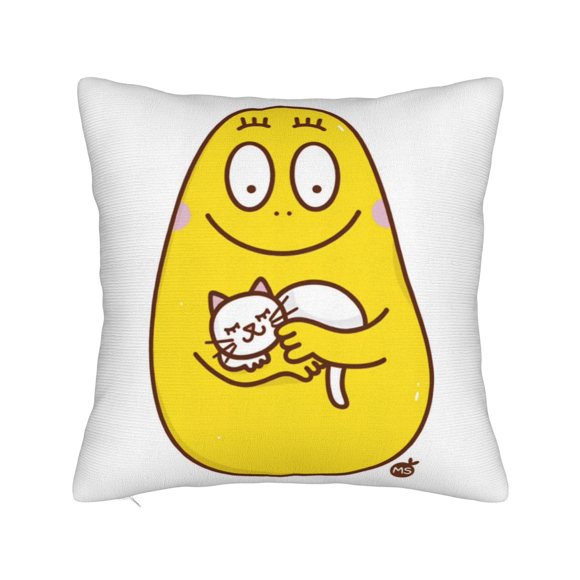 

Barbapapas Pillowcases Cute Funny Pillow Case For Sofa Home Decoration Soft Pillow Cover 30cmx30cm