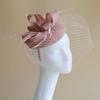 Fascinator Hat Veil For Women, Retro Tea Party Pillbox Derby Kentucky Hat Fascinator Feather Headpiece Art Deco For Party Acessories