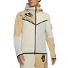 Nike Tech Fleece Print Full-Zip Hoodie Light Bone/Coconut/Sesame/Black Men Streetwear DM6475-072