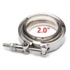V-Band Clamp With Male Female Flange Kit Turbo Downpipe Wastegate V-Band Turbo Exhaust Pipes Car Accessories TP-1011A