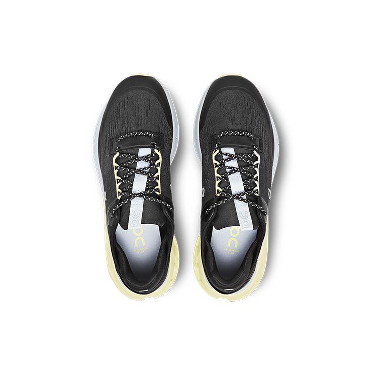 ON  Cloudnova Flux Black Hay Women Sneakers 3WD10380307