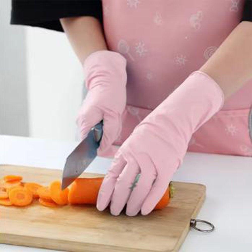 30Pcs Food Grade Nitrile Gloves Waterproof Dishwashing Gloves  Food Handling