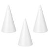 2Pcs DIY Foam Cones for Creative Craft Projects Decorative Craft Supplies for Educational Activities At Home