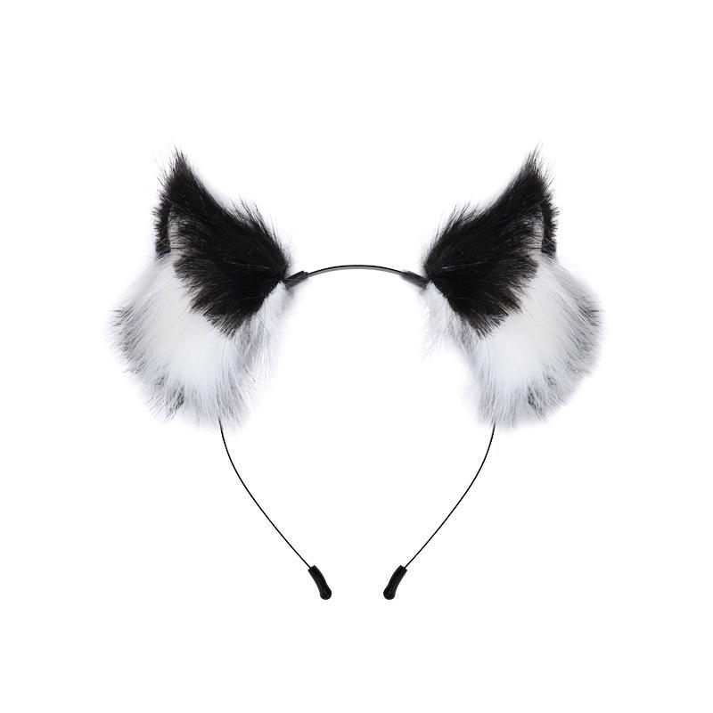 New animal ear plush ear headband female fox animal ear hair accessories cos hairpin hairpin cat ear accessories