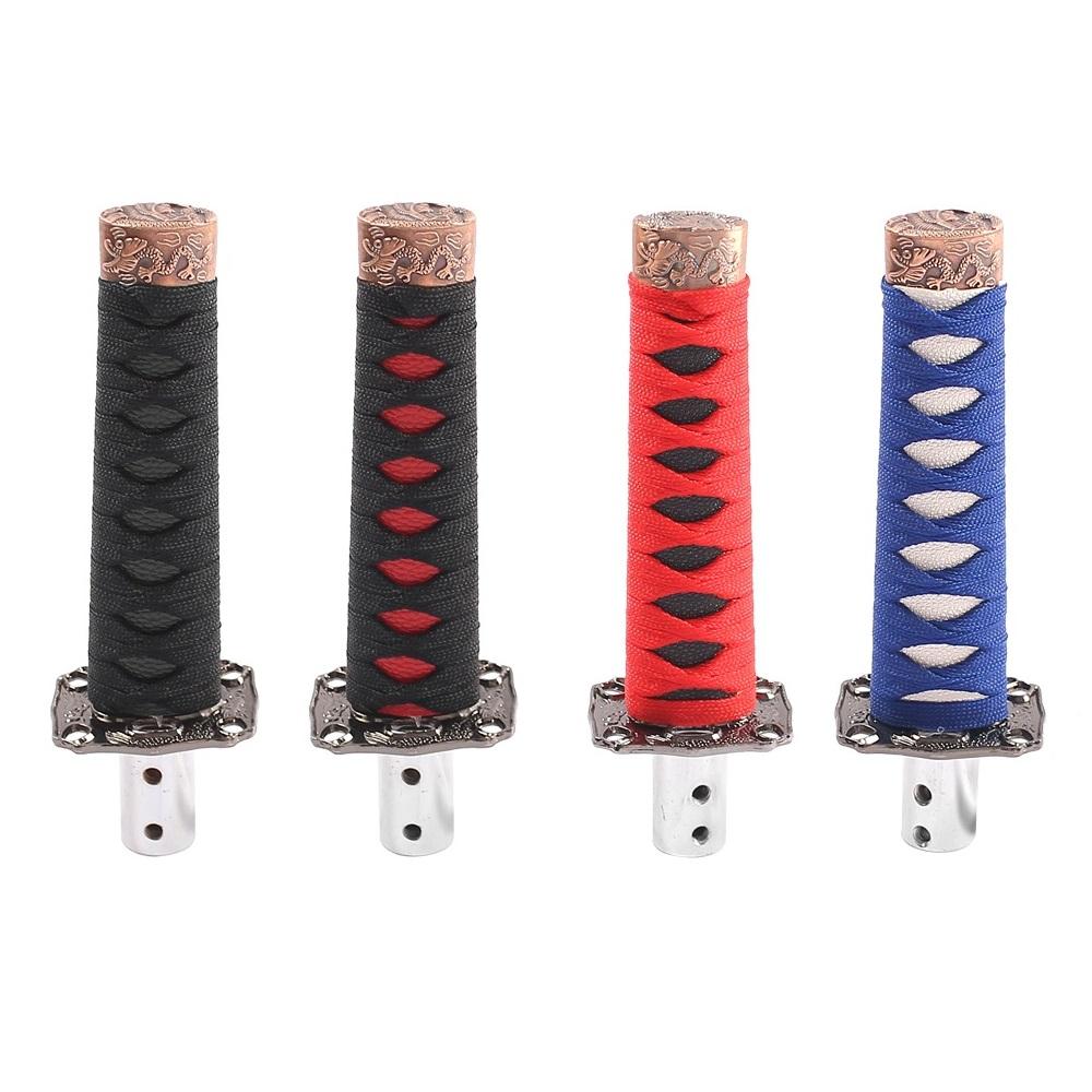 200MM Universal JDM Katana Samurai Sword Shift Knob Shifter With Adapters Gear Shift Knob Transmission Gearstick Car Accessories