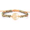BLINGBAY Damarmband Livets Träd Afrikansk Tall Naturstenspärlor Handvävt Yoga Vänskapsälskararmband Flickor Fest Födelsedag Smyckegåva