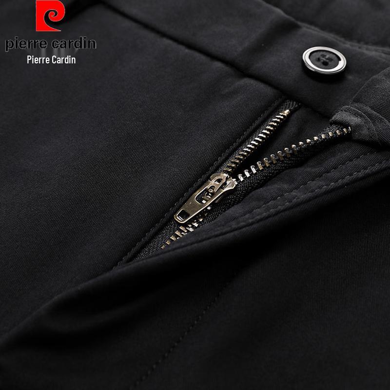 Pierre Cardin Men's Summer Breathable Cotton Straight-Leg Casual Pants