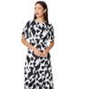 Principles Womens/Ladies Dalmatian Print Volume Midi Dress