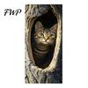 Trash Can Labels Stickers Self-Adhesive Waterproof Outdoor Garbage Bin Decoration Decals Simulation Animal Plant Themes Weather-Resistant