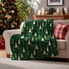 Christmas Flannel Blanket Throw Christmas Red Tree Plush Cozy Fleece Blankets for Couch Sofa Bed Ideal Gifts for Kids Adults