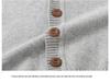 Spring & Autumn Kids' V-neck Knit Cardigan - Boys & Girls School Style Cotton Outerwear