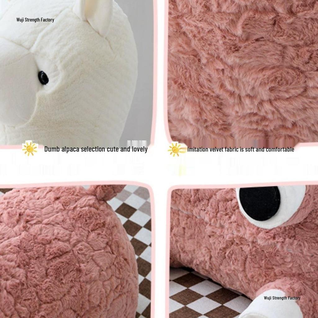 Alpaka-Hockersitz: Niedliche Wohnzimmerdeko, Geburtstagsgeschenk für die beste Freundin & Einzugsgeschenk
