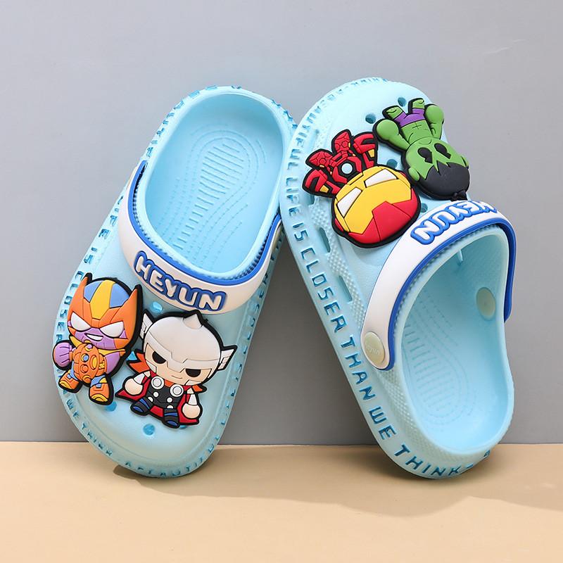 Stylish Eva Lightweight Kids Summer Slipon Sandals With Antislip Soft Sole For Boys