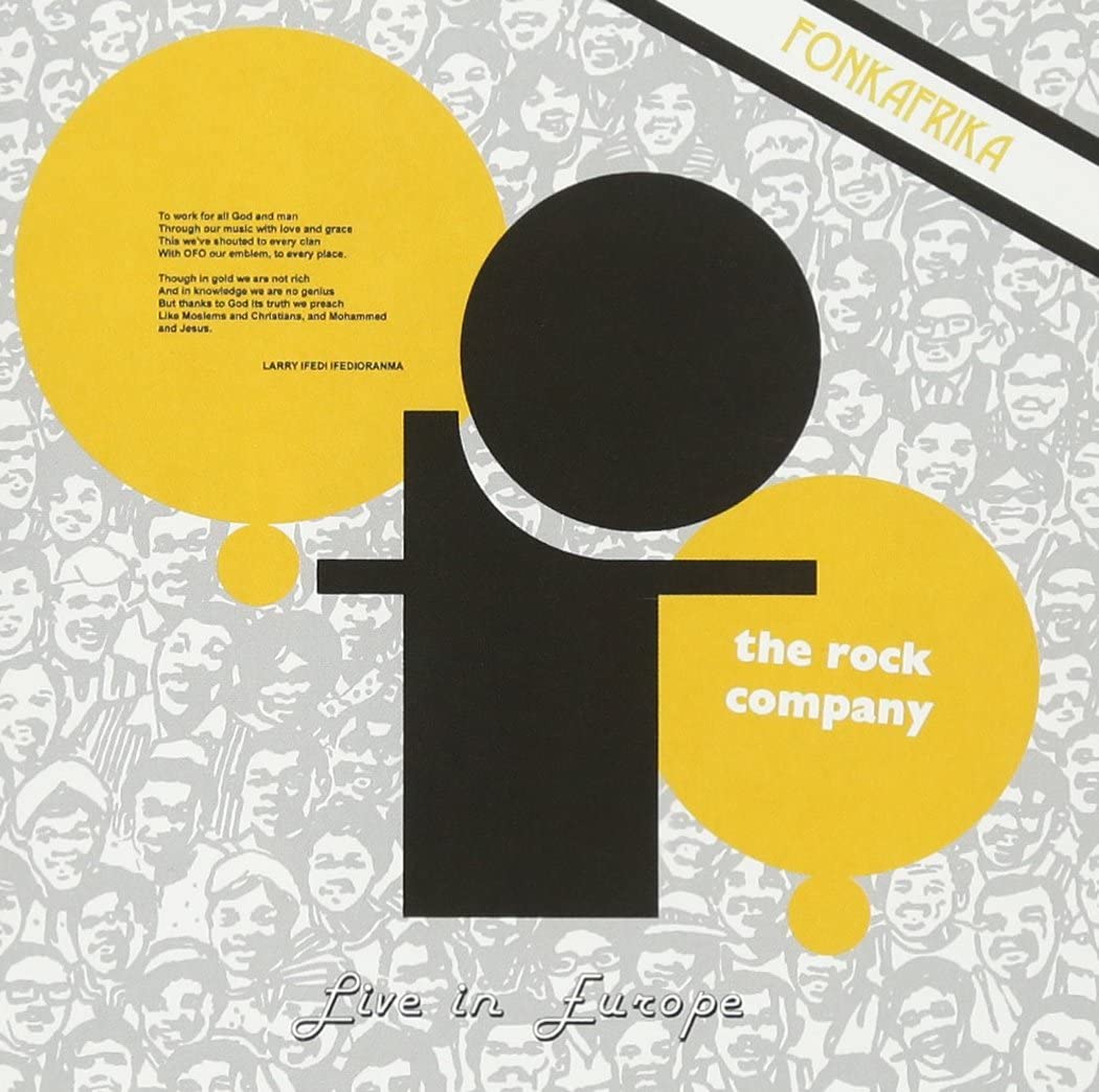 

CD OFO THE ROCK COMPANY - Fonk Afrika Europe World Music Used