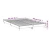 VidaXL Cadre de lit chêne sonoma 140x200 cm bois d'ingénierie 832248