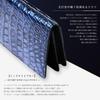 CLW Crocodile Leather Works Crocodile Business Card Holder In Midnight Blue. Made In Japan. Genuine Leather, Premium Quality, with JRA Tag. Authentic