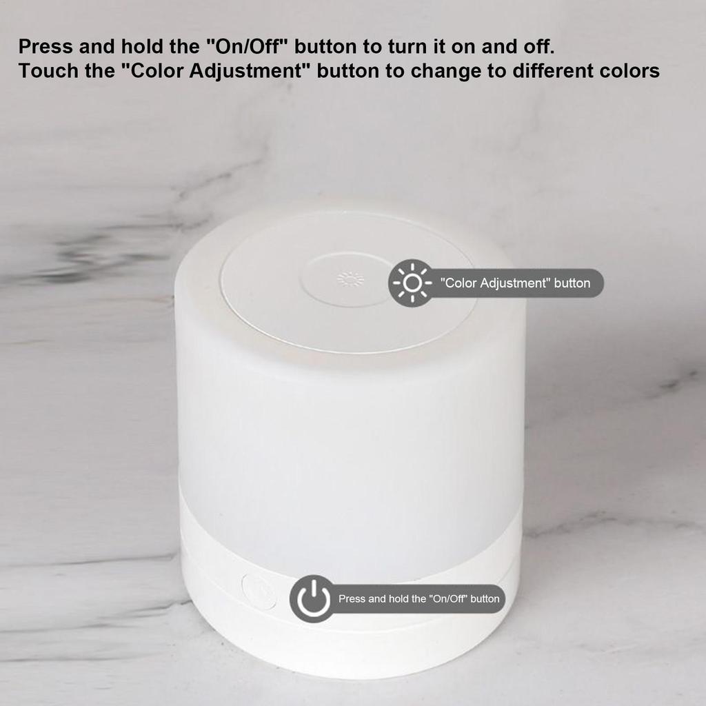 Kids Night Light Colorful Usb Plug In Touch Control Lantern Touch Bedside Cordless Table Lamp For Reading Home Mood Relaxation