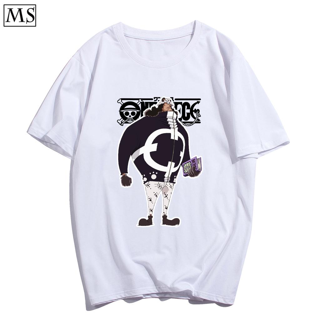 ONE PIECE Tshirt Mens Pure Cotton Casual Tshirt Round Neck Short Sleeve Clothing Summer Sports Casual Short Sleeve Popular Top