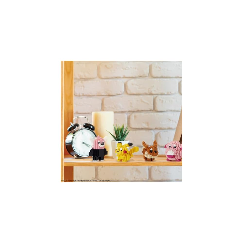Nanoblock Pocket Monsters Pikachu Building Set 150 Pieces Collectible Toy