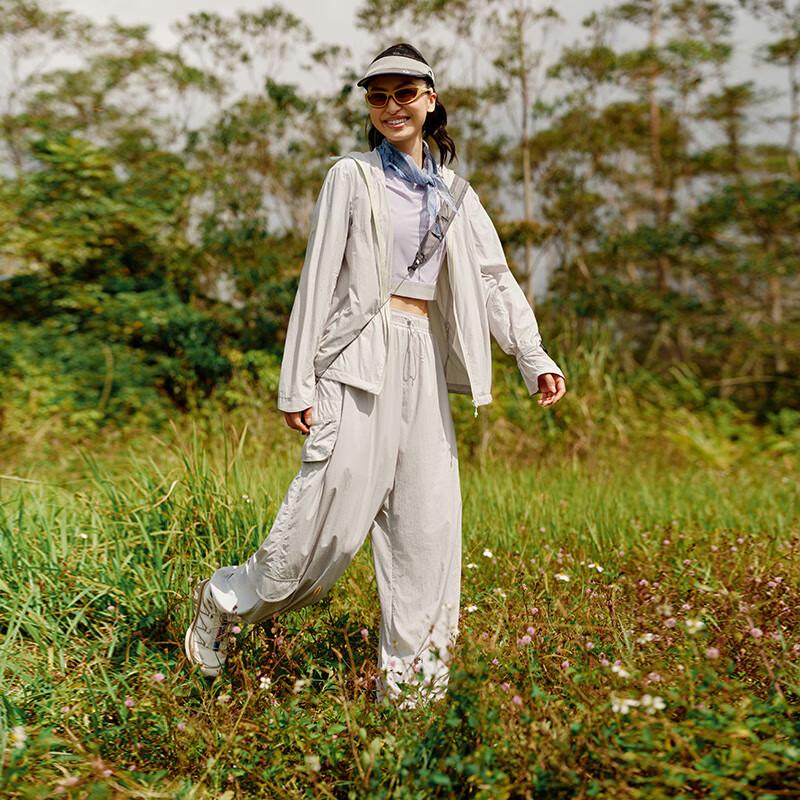 Women's Cooling Breathable High-Waist Tapered Cargo Pants