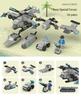 Compatible Lego Small Building Blocks: Educational Military Tank & Castle Set for Boys and Girls