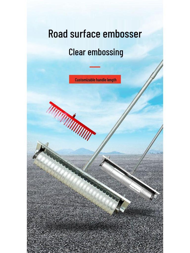 Concrete Pavement Texturizer and Anti-Slip Groover Roller Machine