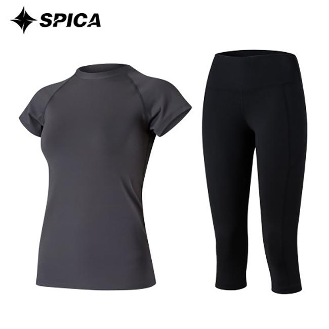 Seupika Yoga Set T-Shirt Sleeveless Leggings Spa508703