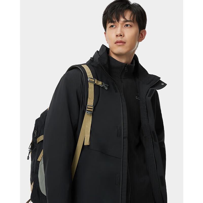 Camel Couple s 3-in-1 Outdoor Jacket with Fleece Liner S