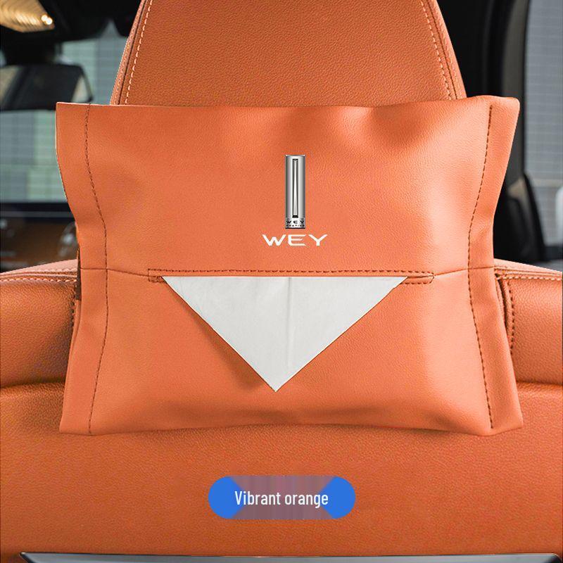 Wey Brand Lanshan VV5 Gaoshan 8 VV6 VV7 Car Tissue Box - Premium Tissue Dispenser for Wey Cars