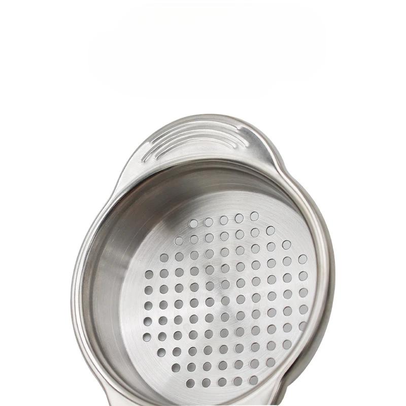 Coperchio per Spaetzle Maker Caldo in Acciaio Inossidabile con Raschietto Tradizionale Tedesco per Pasta all'Uovo Padella Pentola Scolapasta per Spaghetti