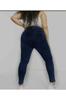 Women's Fashion Big Size jeans Black Plus Size Tight-fitting Jeans (Skinny)