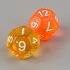 Acrylic Dices For Party Family DIY Games Printing Engraving Kid Educational Toys