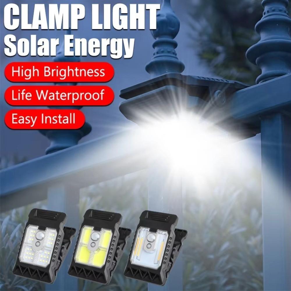 Waterproof Motion Sensor Lamp 3 Modes LED Solar Light New Solar Clip Light  Garden Decoration