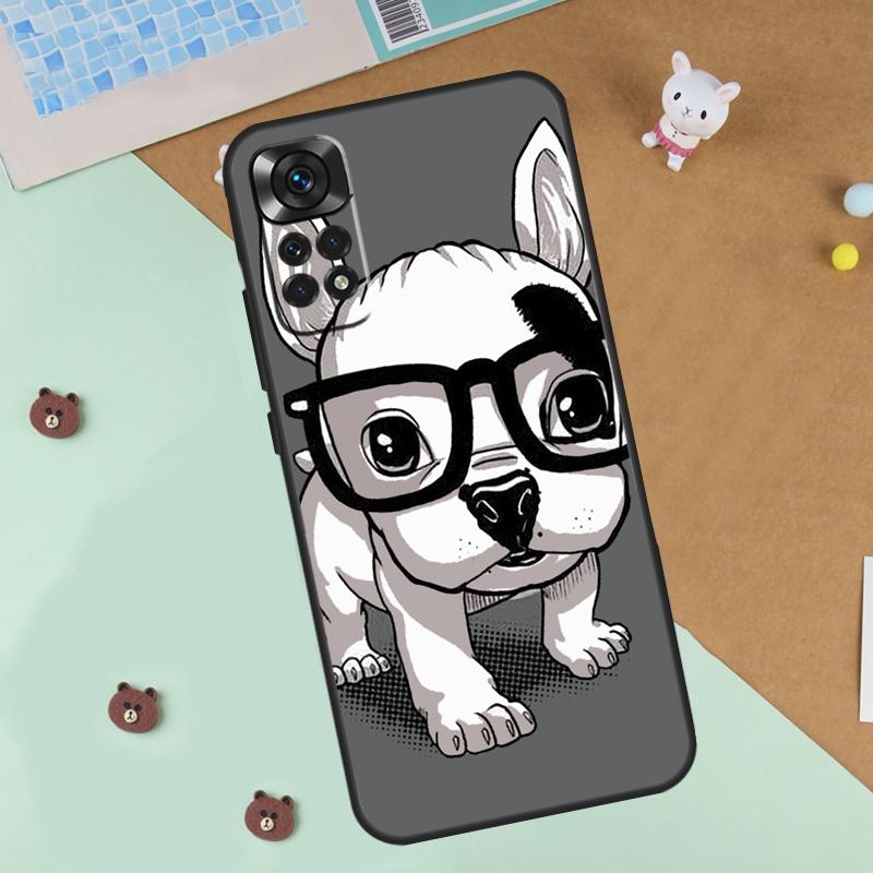 French Bulldog Art Case For Xiaomi Redmi 14C 10C 12C 13C Cover For Redmi Note 14 Pro 13 9 10 11 12 10S 11S 12S