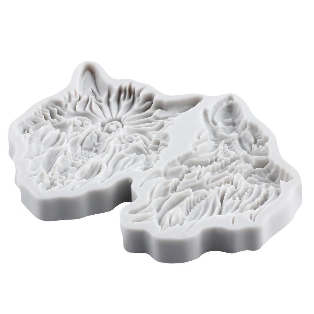 Lion Silicone Molds Wolf Fondant Mold Cake Decorating Tools Cupcake Topper Chocolate Candy Craft Gum Paste Polymer Clay