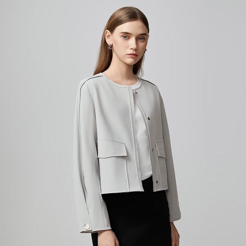 Tatux Women's Stylish Cropped Long-Sleeve Jacket