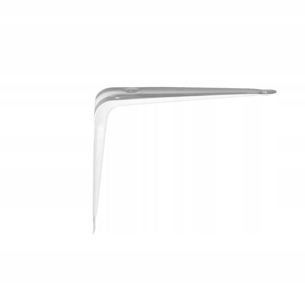 Table Top Shelf Support Durable Angle Bracket 200X150 Steel 1.1 White