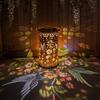Colorful Solar Floral Lantern Outdoor Metal Hummingbird Solar Light Waterproof Butterfly