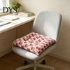 Warm Dining Chair Cushion Square Plush with Ties, Buffalo Check Plaid Seat Cushion, High Resilience Fiber Fluffy Non Slip Pad for Office Collapse Desk