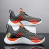 Curry basketball shoes breathable mesh fly-woven men's cushioning rebound soft sole middle school student running sneakers