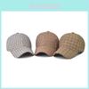 New Thick Plaid Baseball Cap Men And Women Duck Tongue Hat Fashion Hat Wholesale