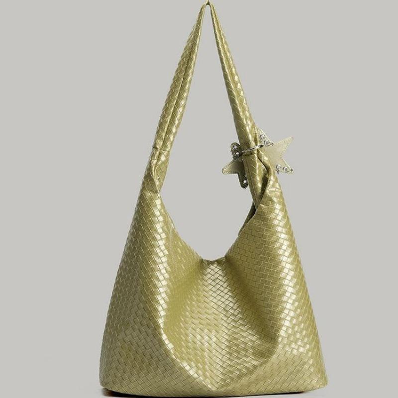 Сумка через подмышку Niche Fashion Casual Bag Bag Большая вместимость Сумка-тоут для поездок на работу золотой 1797₽