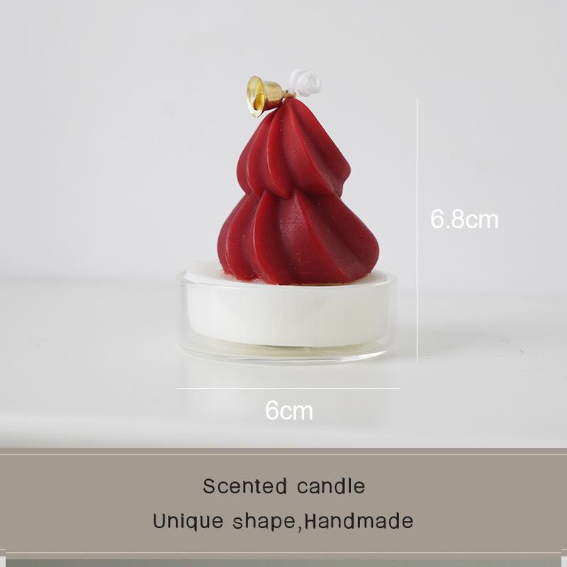 Christmas scented candle mini Christmas tree fragrance gift souvenir cup wax decoration ornament