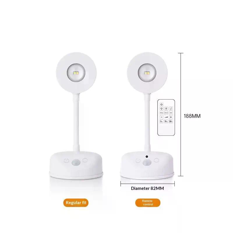 USB Rechargeable Intelligent Human Sensing Wireless Wall Light Dimmable Led Spotlight For Lighting Reading Restaurant Hotel Bar